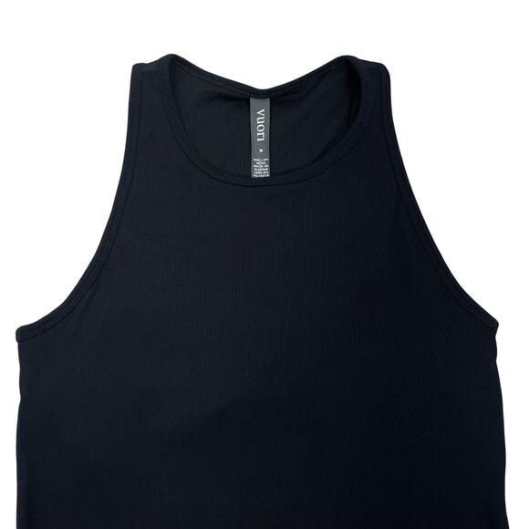 VUORI Womens Medium Pose Plyo Ribbed Black Tank - Picture 7 of 8